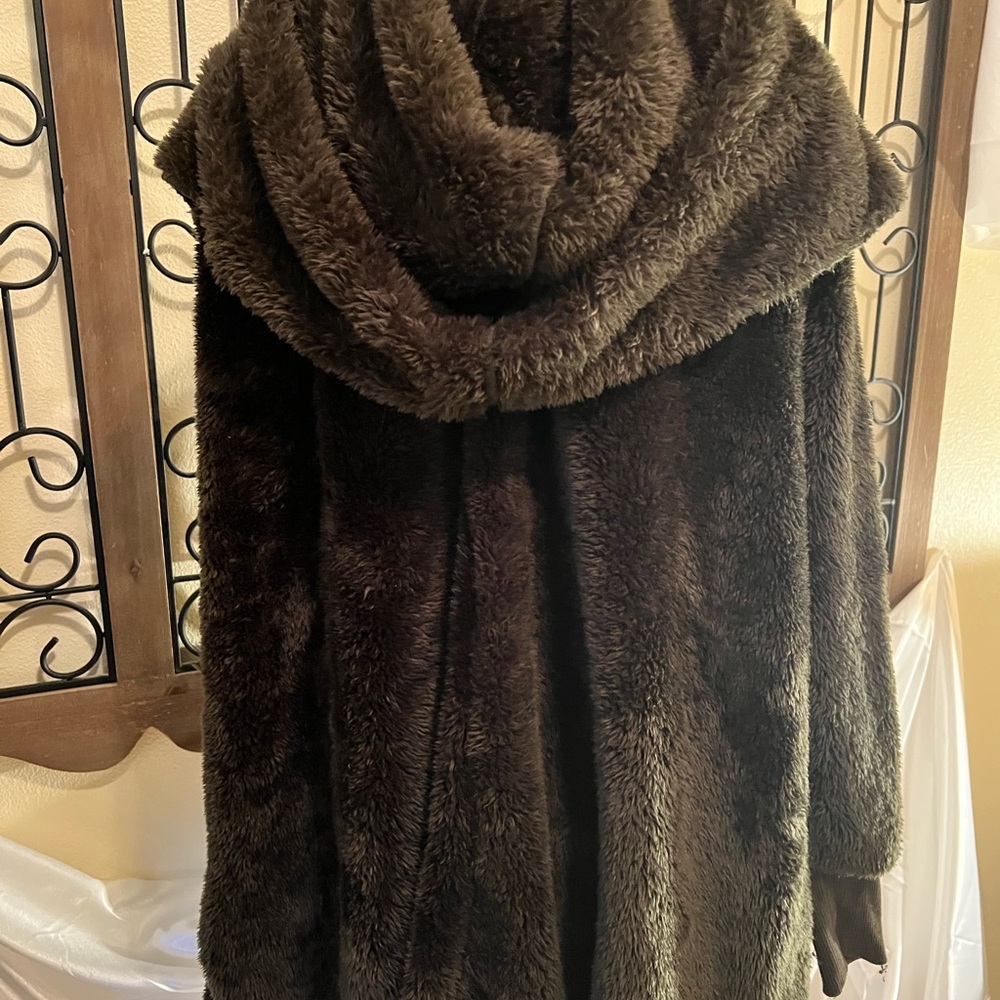 Zenana Outfitters Olive GreenTeddy Jacket - Picture 3 of 4